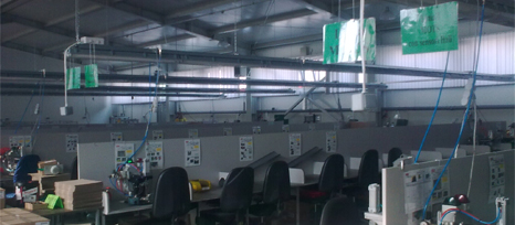 Hala montaj componente electrice auto